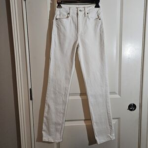 H&M High Waist Straight Leg Denim Jeans Women's Size 0
